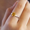 YoTreasure 1.82 Ct. Natural Healing Crystal Citrine Solid 925 Sterling