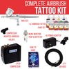 Master Airbrush Multi-purpose Airbrush Kit with Mini Compressor, Dual-action Gravity