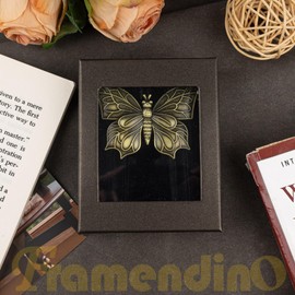 Framendino, Vintage Book Clips Butterfly Retro Metal Bookmarks Bronze Page Clip for Reading Lovers Writers