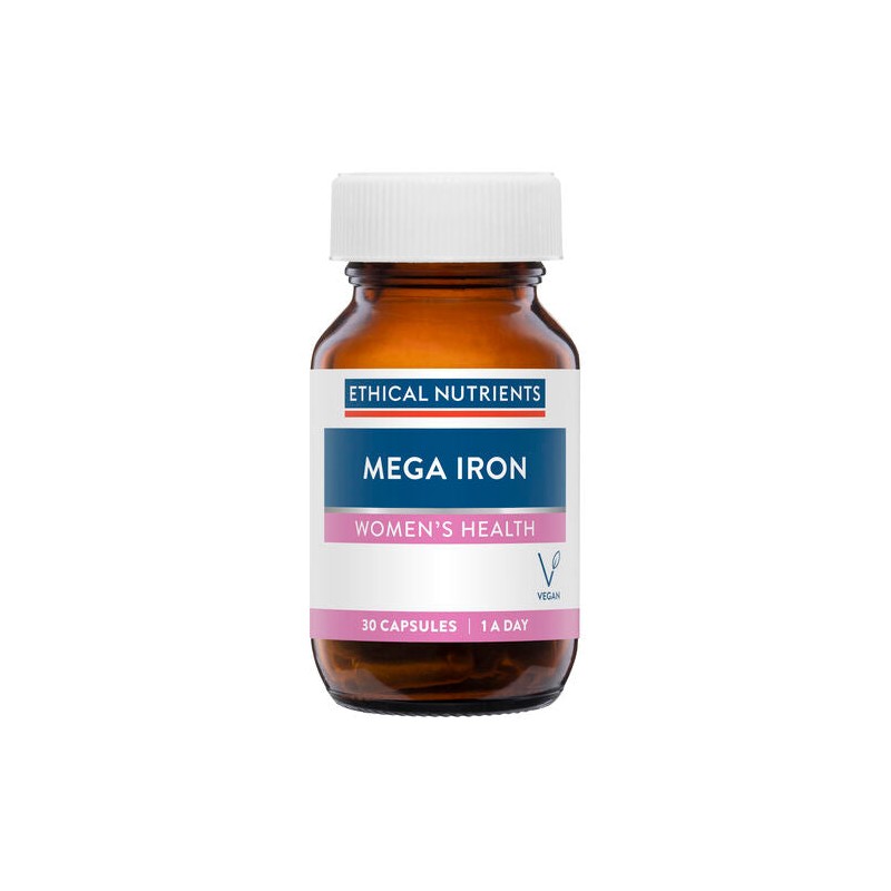 Ethical Nutrients Megazorb Mega Iron With Activated B's 30 Caps