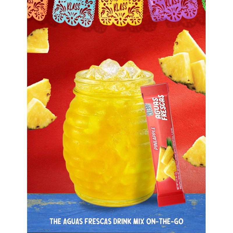 Klass Aguas Frescas, Powdered Drink Mix, 40 Singles Zero Sugar