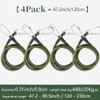 Elastic Bungee Cords, 4 Pcs Bungee Cords with Hooks,Heavy Duty