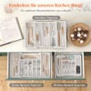Lifewit Cutlery Tray for Drawers, Adjustable Plastic Organiser Kitchen Depth