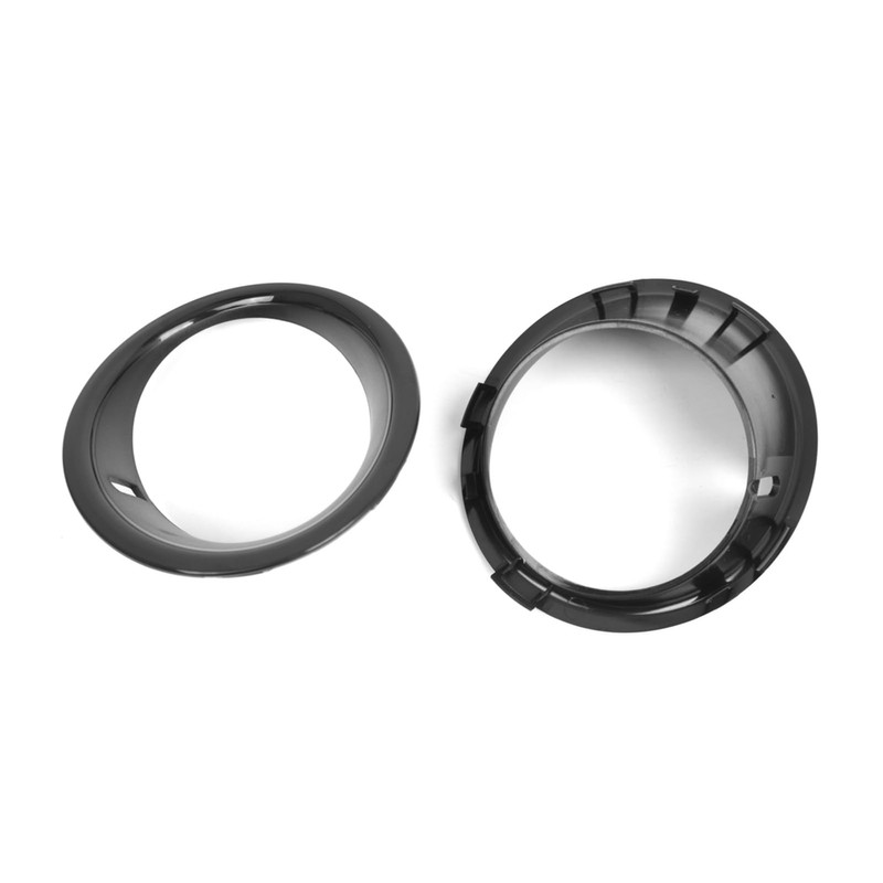 2 Trim Rings Fog Light Chrome Replacement for Mini Cooper