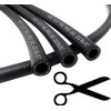MAIL MORE Fuel Pipe - Braided Rubber Petrol/Diesel/Water Hose -