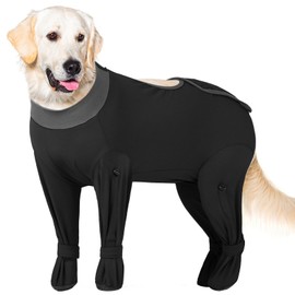 Hjyokuso Dog Bodysuit After Op, Surgical Body Dog Castration for Male , Dog Bodysuit with Legs, Wound Protection Suits for Dogs, Prevents Licking and Biting, Breathable and Comfortable, Replaces