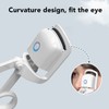 Professional Heated Eyelash Curler 3 Gears Temperature Adjustable Rechargeable Electric