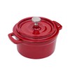 Flavehc Mini Cocotte 16 oz Mini Dutch Oven 0.5 qt.