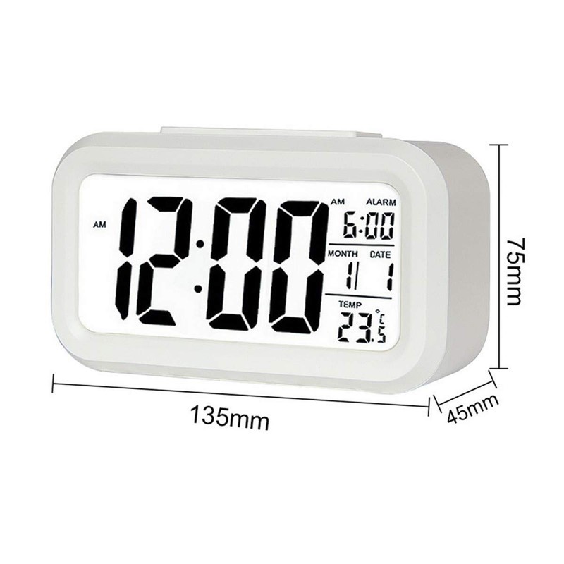 TXY LED Digital Alarm Clock Backlight Snooze Mute Calendar Desktop