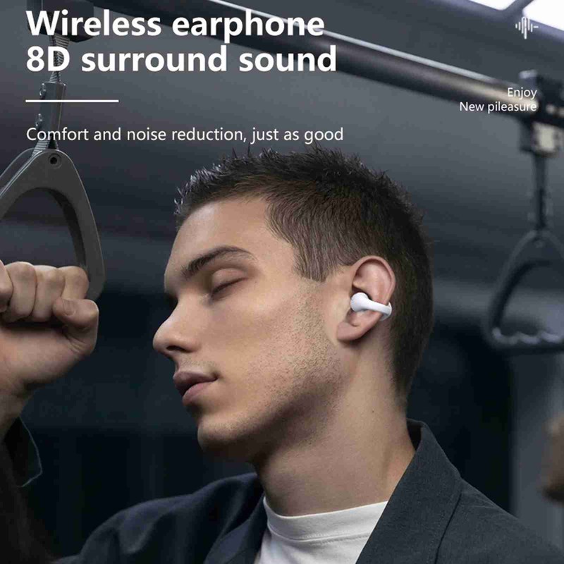 Bluetooth Earphones Smart Touch Control Ergonomic Wireless Cilp Ear Bone
