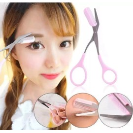 AJC Toys Tijera Con Peine Perfilador De Cejas  Y Pestañas 12 Piezas