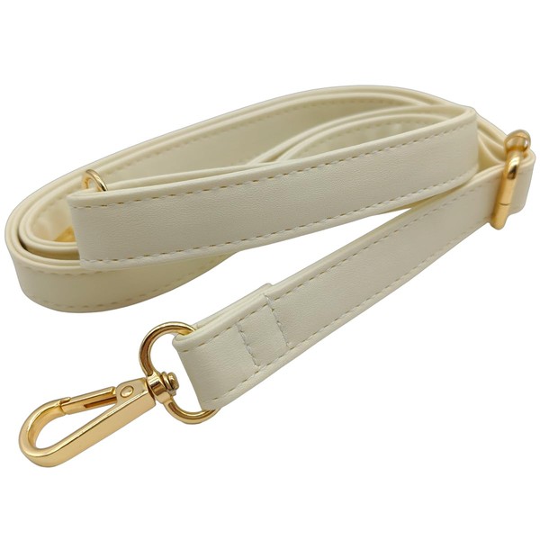 PU Leather Strap for Small Bag, Beige, Adjustable Women's Bag