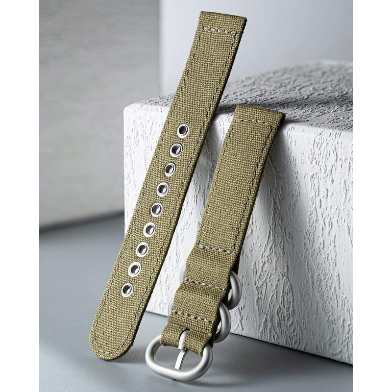 BINLUN Watch Band, Canvas Watch Strap, Quick Release Cloth Watch