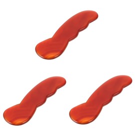 Healeved 3 Pcs Scraping Board Massager Neck Massagers Guasha Tool Jade Face Massager Facial Massager Fake Teeth Scraping Tool for Face Facial Roller Massage Board Agate