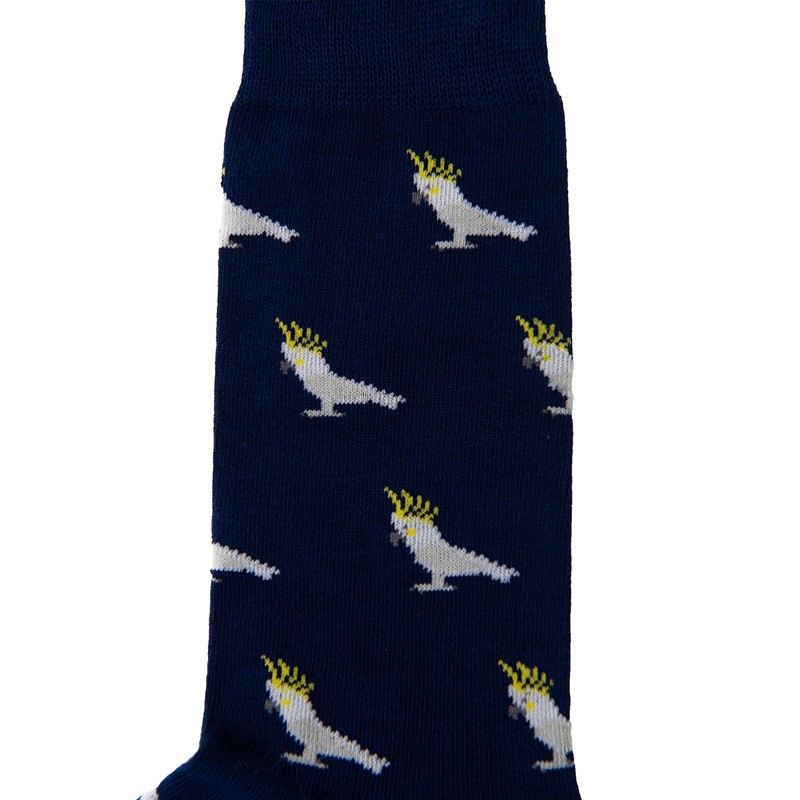 Cockatoo Socks For Him | Fun Socks for Her |