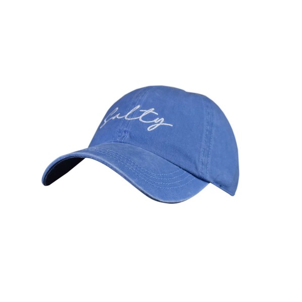 D&Y Pastime Outdoor Embroidered Low Profile Baseball Cap, Cursive Salty,