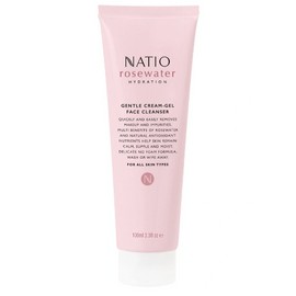 Natio Rosewater Hydration Gentle Cream-Gel Face Cleanser 100mL