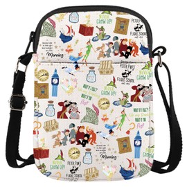 JTOUK Peter Cartoon Movie Merchandise Gift Fairy Tale Gift Magical Kingdom Lover Gift Tote Bag Gift for Fairytale Fans (Peter Pan CR EU)