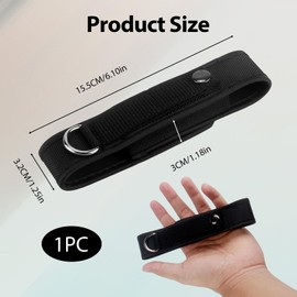 Smomend Holster Torch, Nylon Torch Holster for Outdoor Use, Robust and Durable, Ideal for Camping and Hiking, Tactical Torch Bag Holder