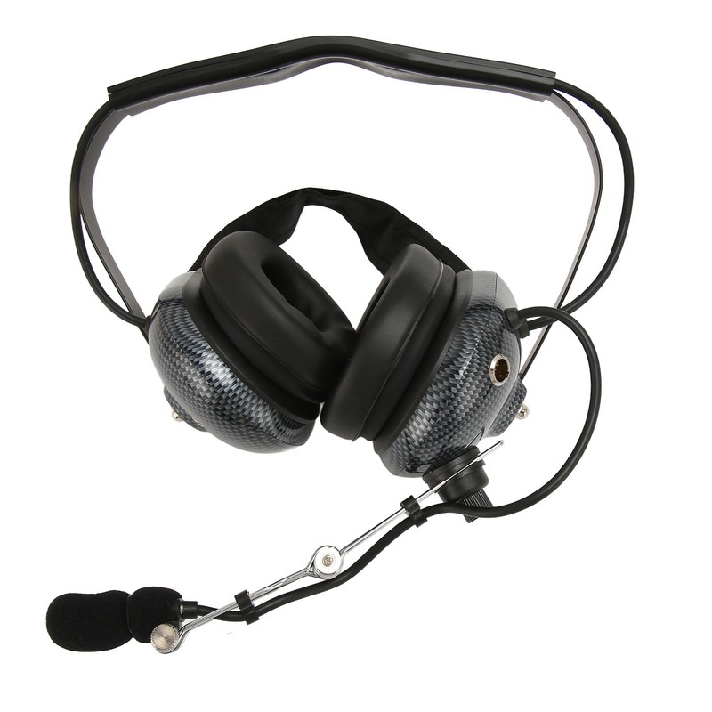 Aviation Headset Professional 5 Pin Connector K Head Noise Reduction