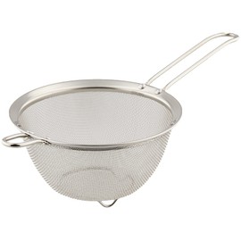 Pearl Metal HB-4098 Strainer Colander, Foot Included, 5.9 inches (15 cm), Stainless Steel, At Aqua