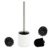 bremermann Toilet Brush Stainless Steel Painted Glass Insert Includes 3x