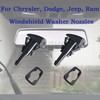 Amavoler Windshield Washer Nozzles Kit Replacement Fit Chrysler, Dodge, Jeep,