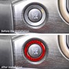 ramuel Compatible with Carbon Fiber Interior Engine Lgnition Start Stop
