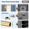 2 Pack Curtain Rods for Windows 66 to 120 Inch(5.5-10ft),