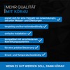kör4u Brass Ball Valve Female Thread with Blue Steel Lever