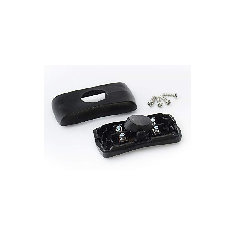 edi-tronic Cord Switch Black 2A 250V Cord Switch Lamp Switch
