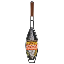 Mr Bar B Q 06050X Non-Stick Single Fish Basket