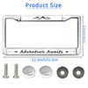 Mount Adventure Spirit License Plate Frame for Veterans Adventure Awaits