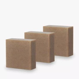 Eojanok 어자녹 샴푸 세안겸용 비누 3개 세트 [본품+박스포장] Oja Green Shampoo & Cleansing Soap Set of 3 [Main Product + Box Packaging]