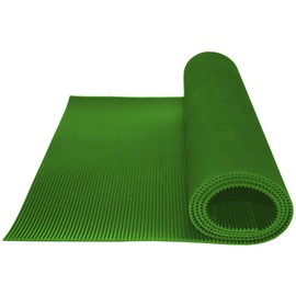 Sluice Box Rubber V Matting; Gold Sluice mat for fine Gold Recovery Set; Gold Prospecting Supplies; precut trimmable Size Selection, Black/Green Color, Mini Rib/Micro Rib Pattern Mini Green 10x48