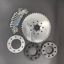 CDHPOWER Sprocket and Clamp Assembly 44 Teeth 6&9 Holes Sprocket & Sprocket Installation Set-66cc/80cc Gas Motor Engine Kit