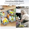 Under Sink Organizer, 2 Pack 2 Tier Pull out Cabinet
