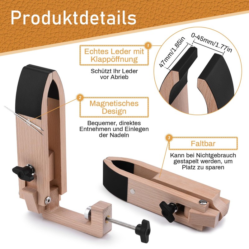 Leather Tool Pony, Leather Sewing Machine Pony Set Including Leather