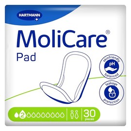 MoliCare Pad 2 Drops Incontinence Pads for Men and Women | Pack of 30