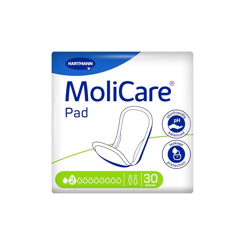 MoliCare Pad 2 Drops Incontinence Pads for Men and Women