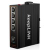 keepLiNK 5 Port Gigabit Industrial PoE Switch Unmanaged, 125W Ethernet