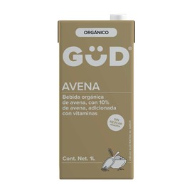 Güd Bebida de Avena Orgánica sin Azúcar 1L
