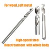 Wowsupm GDR-12PCS 1/4" 1/4" HSS Pilot Drill Bit Set for