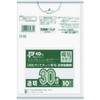 Nippon Sanipak Environment Club Transparent Trash Bags, 7.9 gal (30