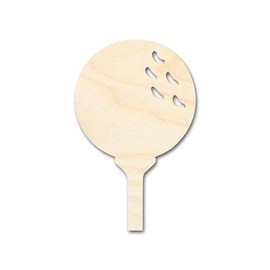 Unfinished Wood Golf Ball and Tee Shape | DIY Craft Cutout | up to 46" DIY 3" / 1/4"
