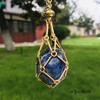 Crystal Holder Necklace Cage for Stone Adjustable Natural Crystal Cage