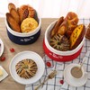 Bread Basket Fabric Set of 2 Bread Baskets, Cotton, in