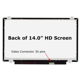 SCREENARAMA New Screen Replacement for Dell Latitude 5480, HD 1366x768, Glossy, LCD LED Display with Tools