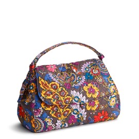 Vera Bradley Premium Cotton Rothvale Shoulder Bag, Colorful Bouquet