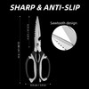 Sharp Kitchen Scissors Detachable with Soft Comfort Handle,Dishwasher Safe Cooking,